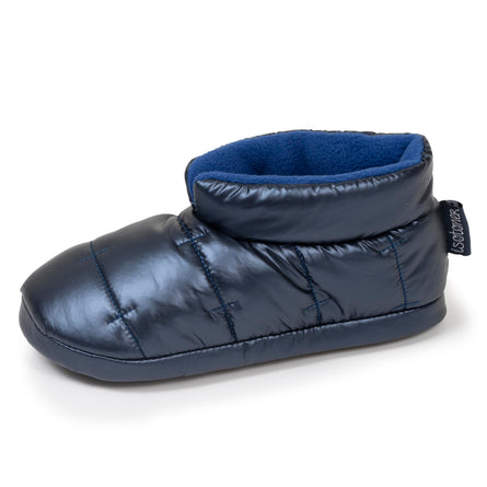 Chaussons bottillons Garçon Bleu métallisé - Isotoner