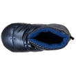 Chaussons bottillons Garçon Bleu métallisé