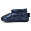 Chaussons bottillons Garçon Bleu métallisé
