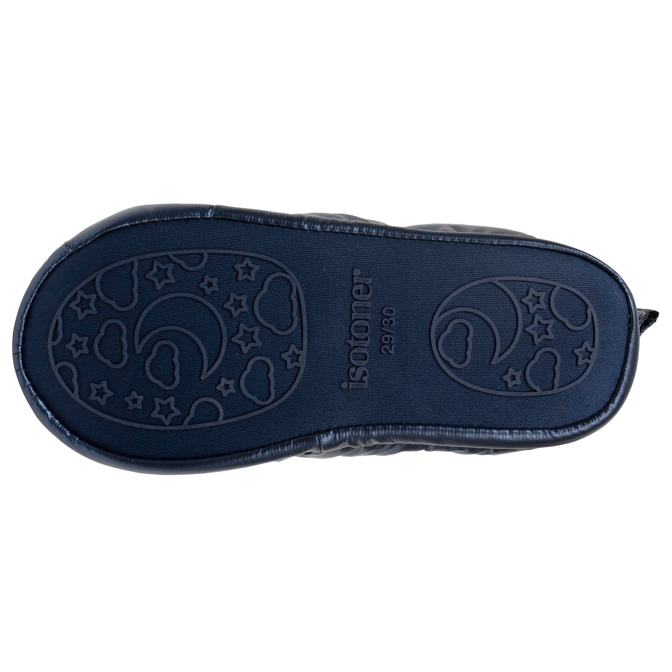 Chaussons bottillons Garçon Bleu métallisé