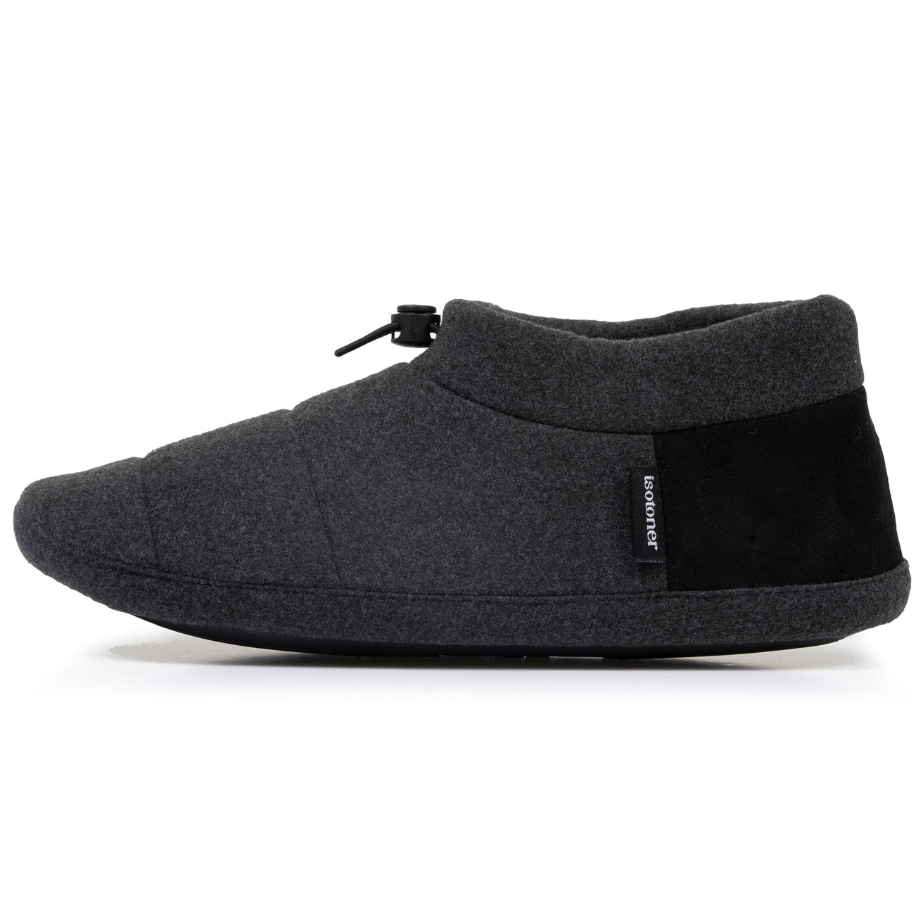 Chaussons bottillons Homme Gris chiné foncé