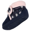 Chaussons bottillons scratch Bébé Marine panda