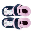 Chaussons bottillons velcro Bébé licorne Marine