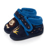 Chaussons bottillons velcro enfant marine tortue Isotoner