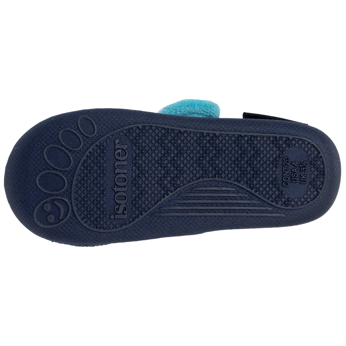 Chaussons bottillons velcro Enfant Marine Tortue