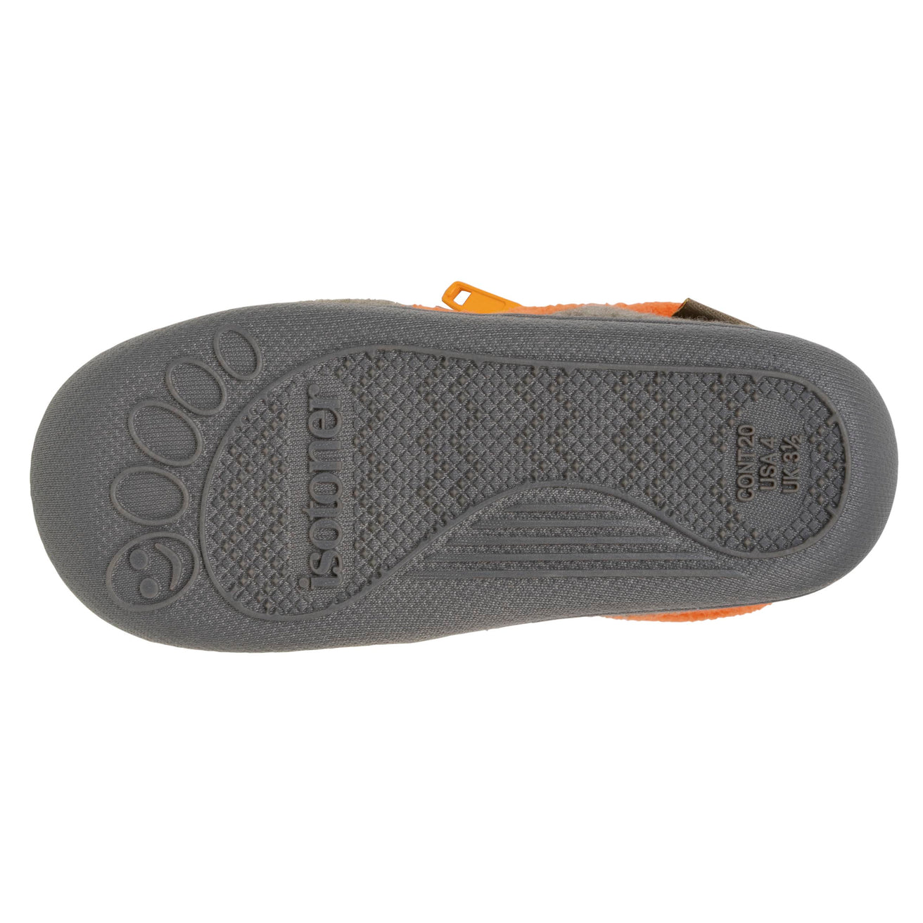 Chaussons bottillons zip Bébé tracteur Kaki chiné