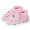 Chaussons bottillons zip Bébé Monstre rose - Isotoner