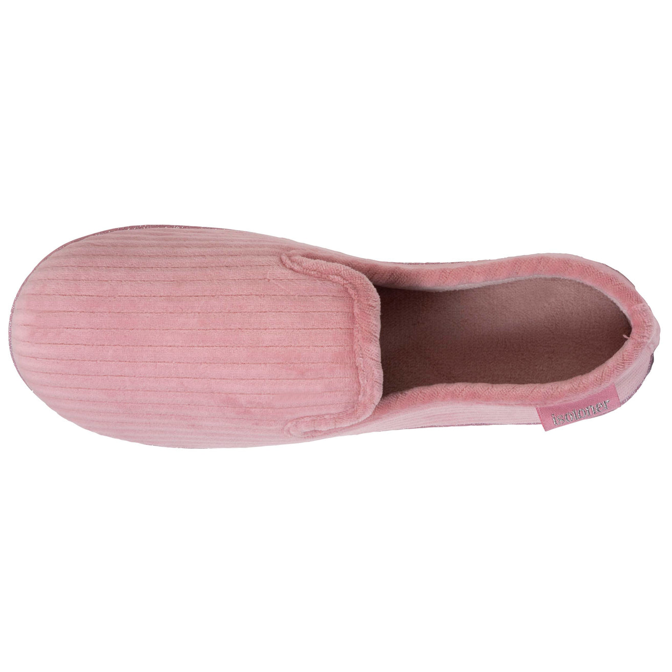 Chaussons charentaises Femme Rose pailleté