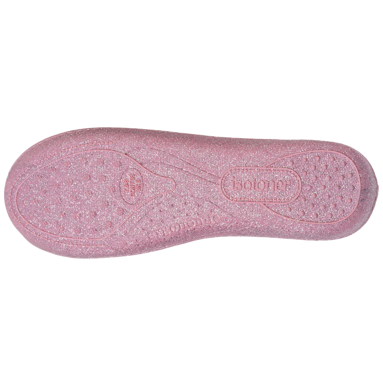 Chaussons charentaises Femme Rose pailleté