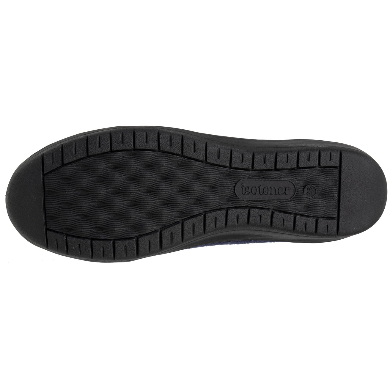 Chaussons charentaises Femme talon Marine