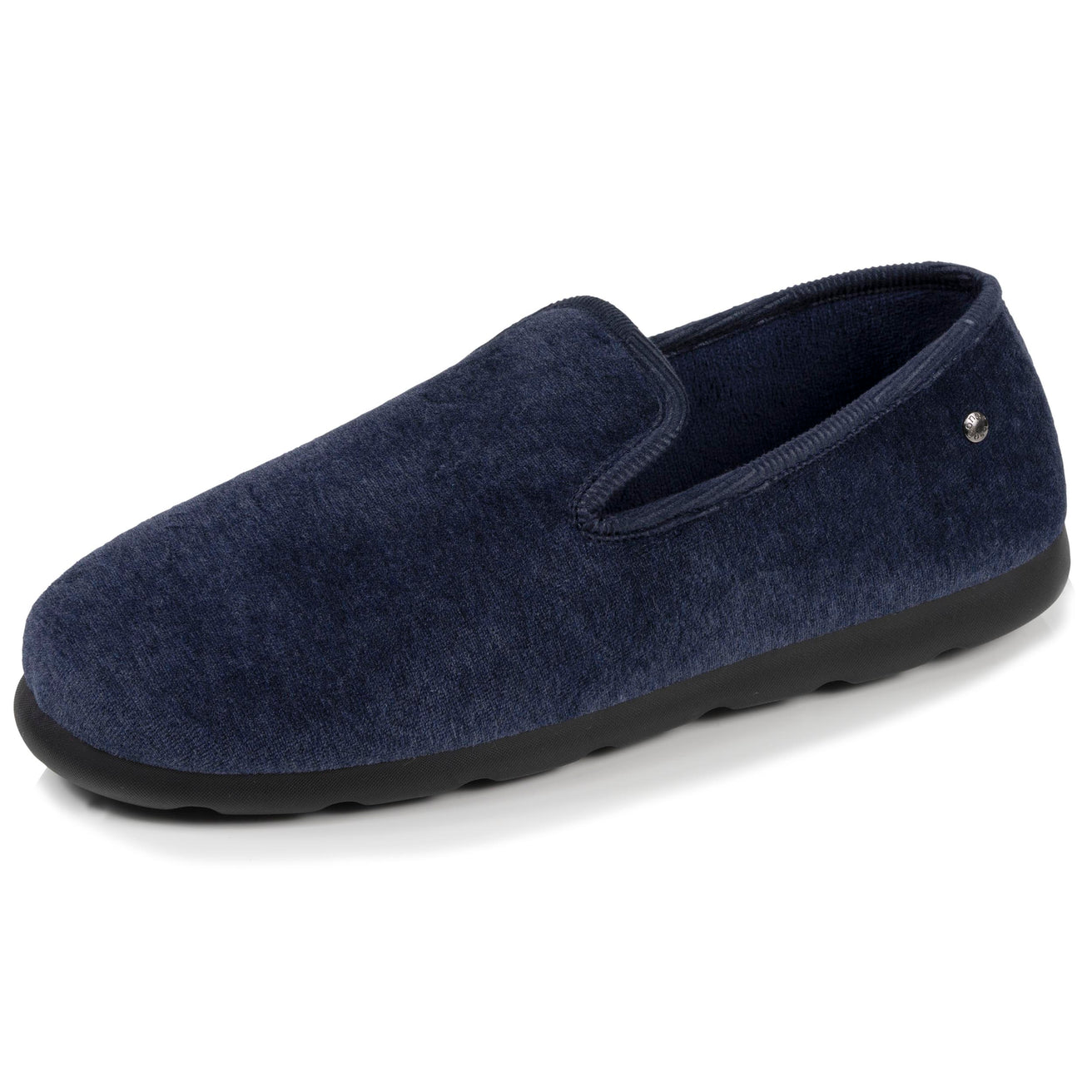 Chaussons charentaises Homme Marine chiné