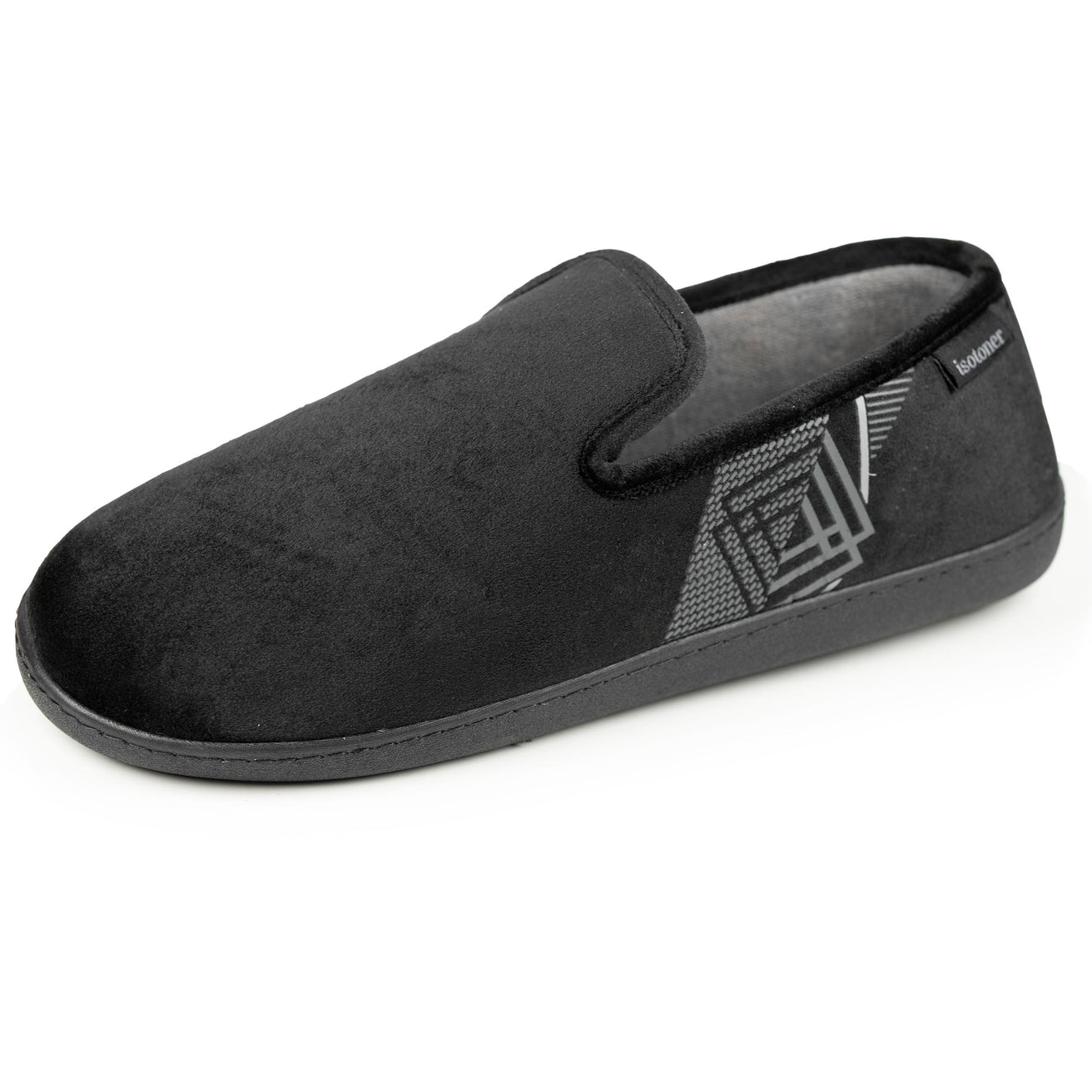 Chaussons charentaises Homme Noir Diamant