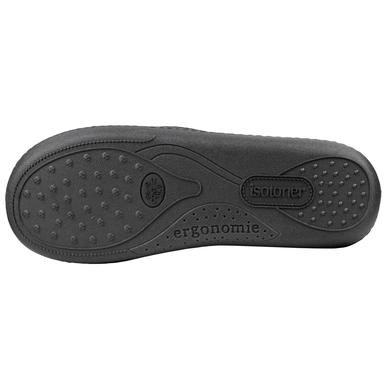 Chaussons charentaises Homme Noir Diamant