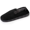 Chaussons charentaises Homme Kaki noir Isotoner