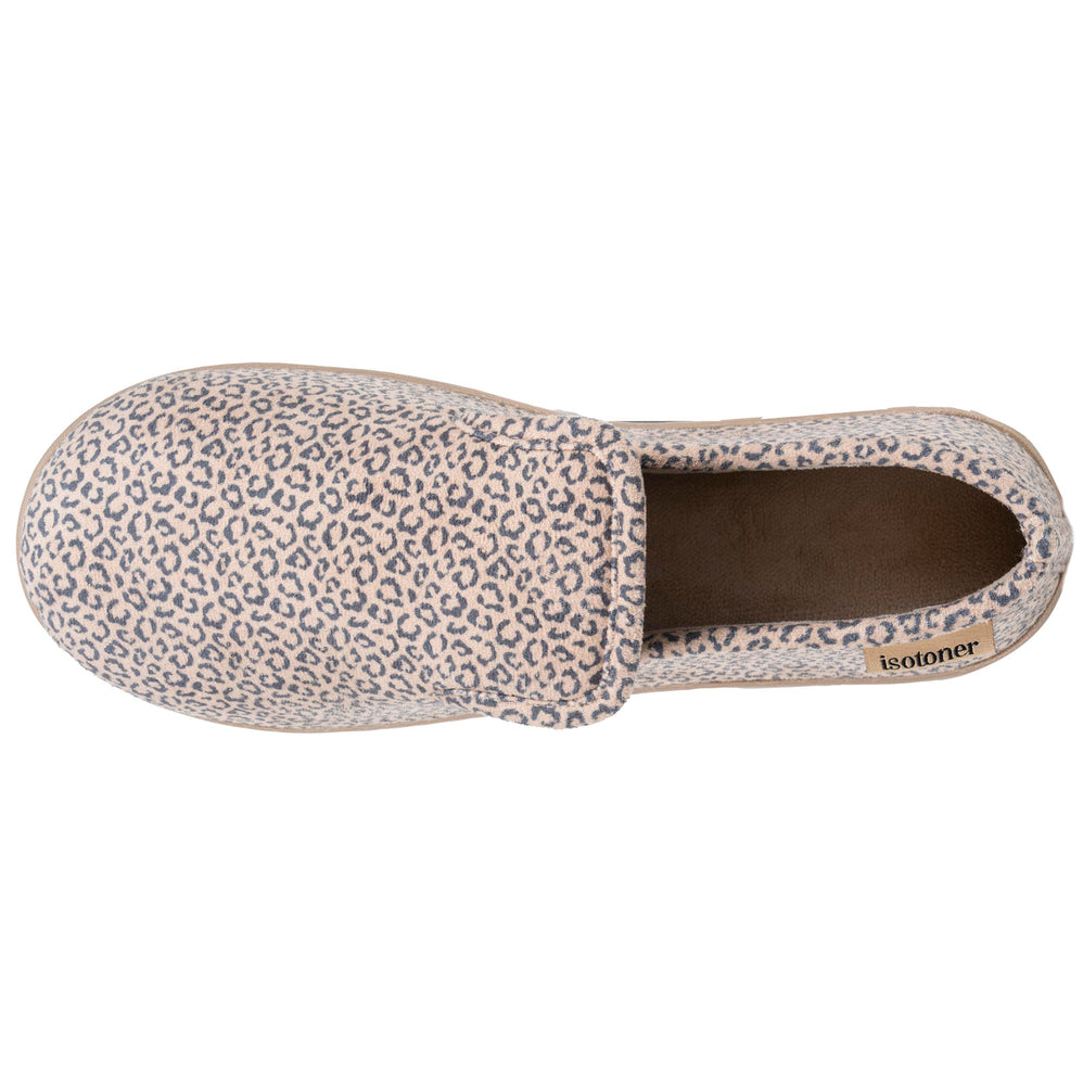 Chaussons charentaises Femme Léopard beige - Isotoner