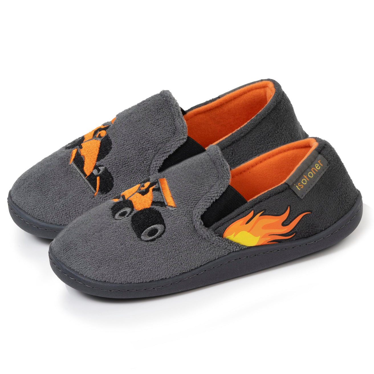 Chaussons mocassins Enfant Gris Formule 1