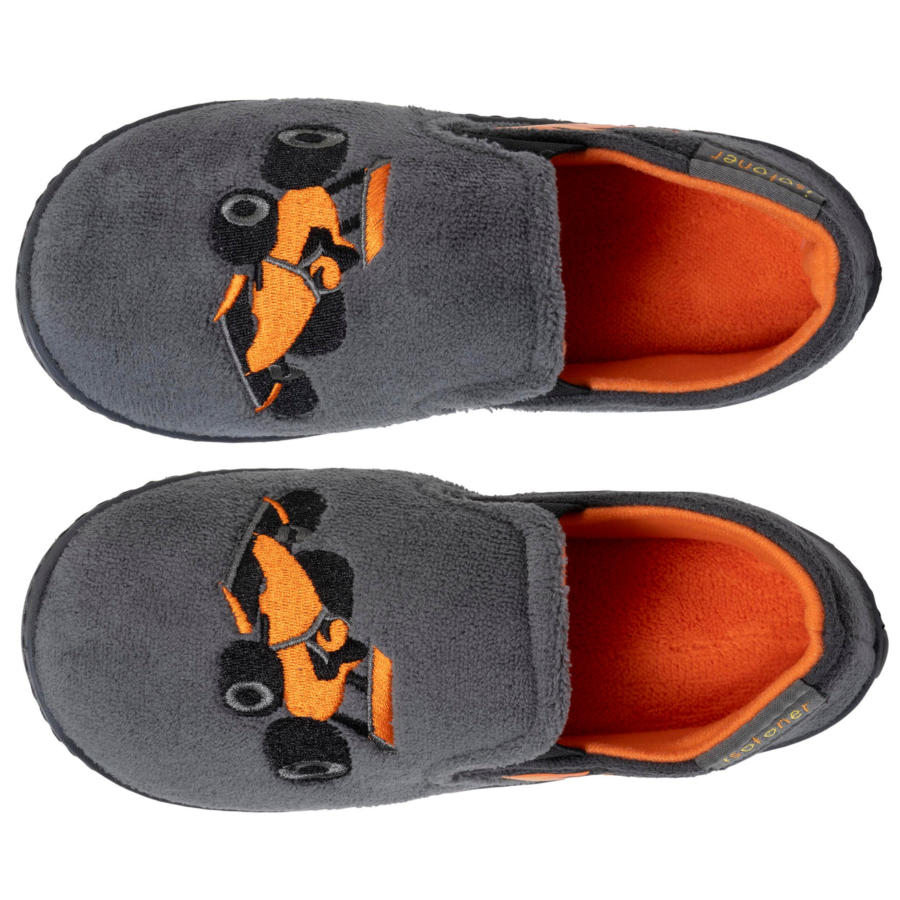 Chaussons mocassins Enfant Gris Formule 1