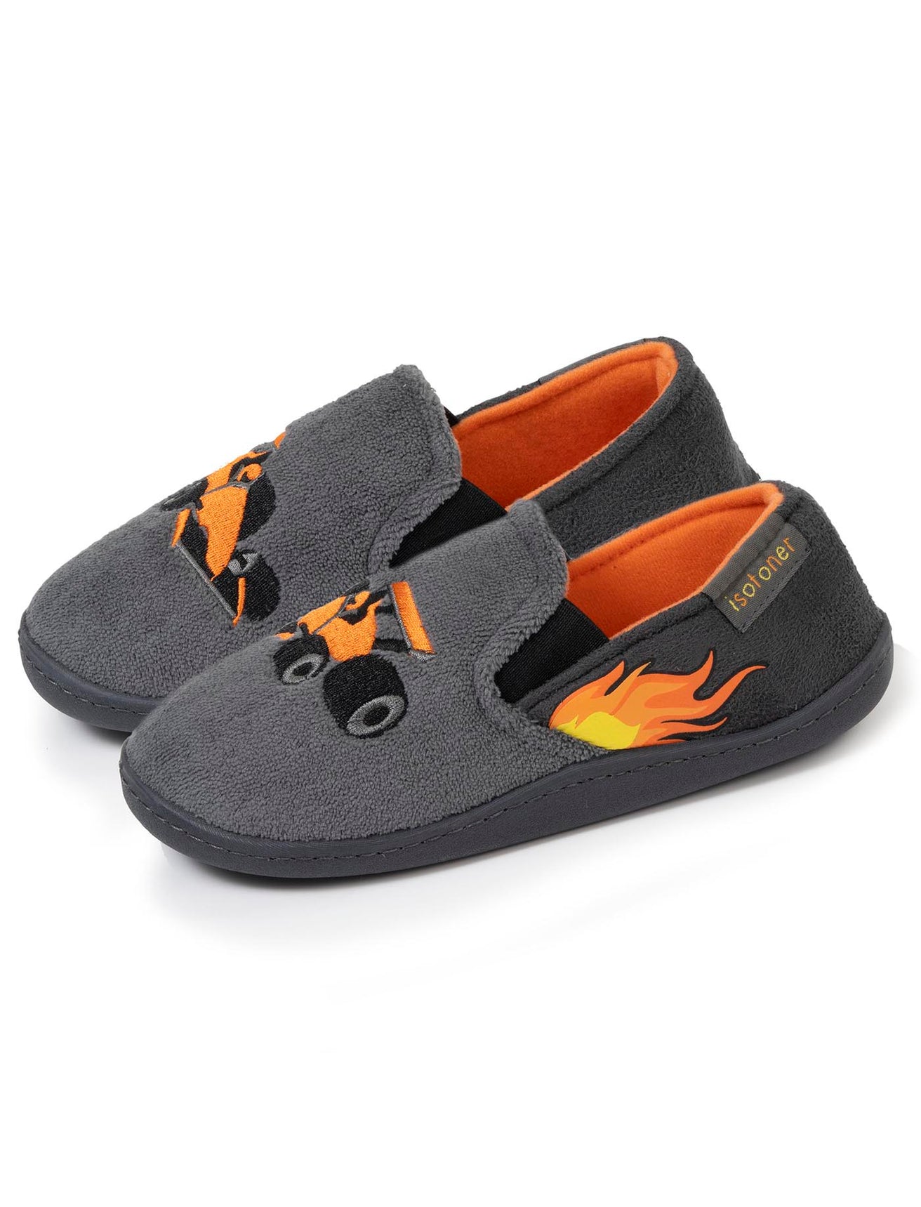 Chaussons mocassins Enfant Gris Formule 1