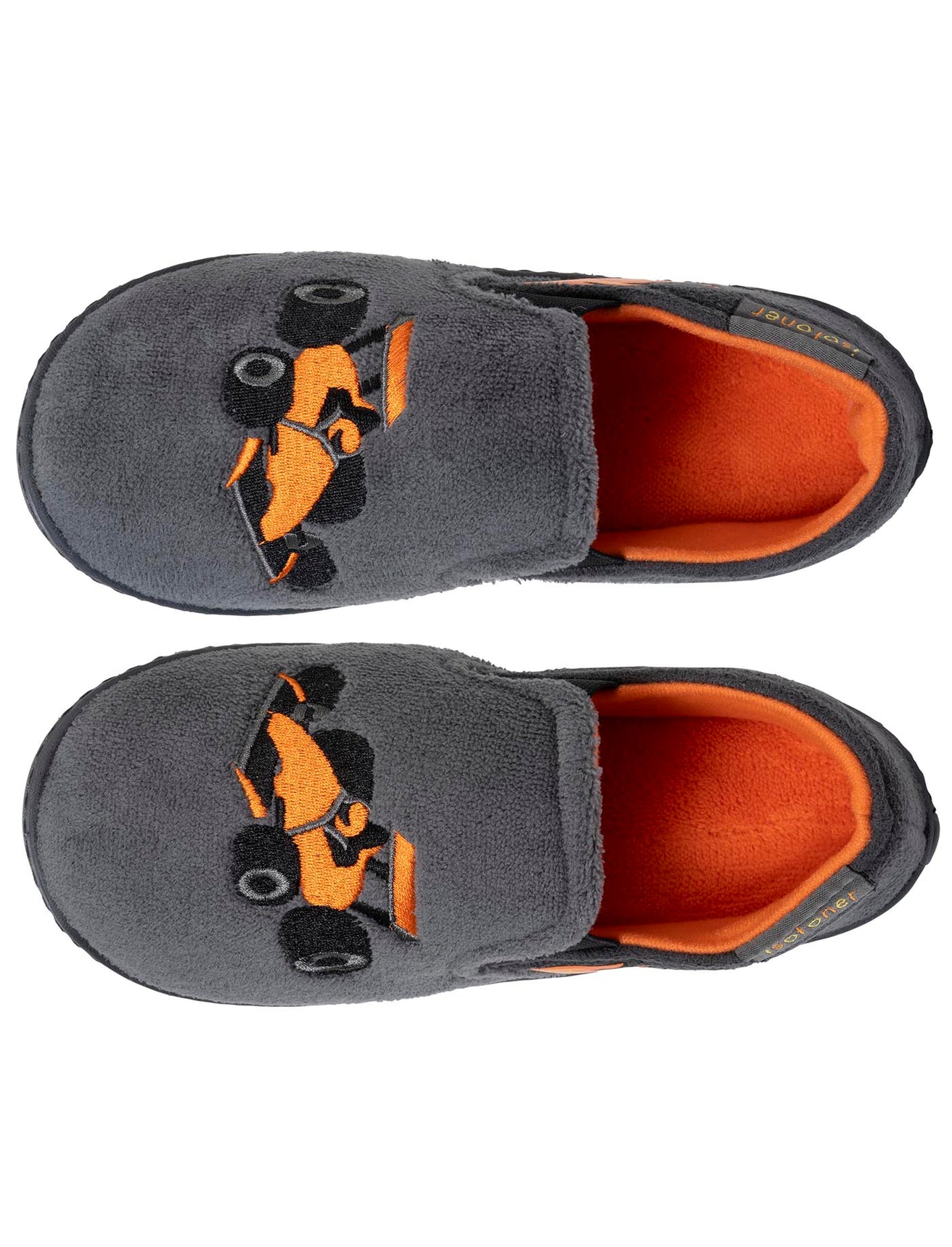 Chaussons mocassins Enfant Gris Formule 1