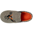 Chaussons mocassins Enfant moto Kaki chiné