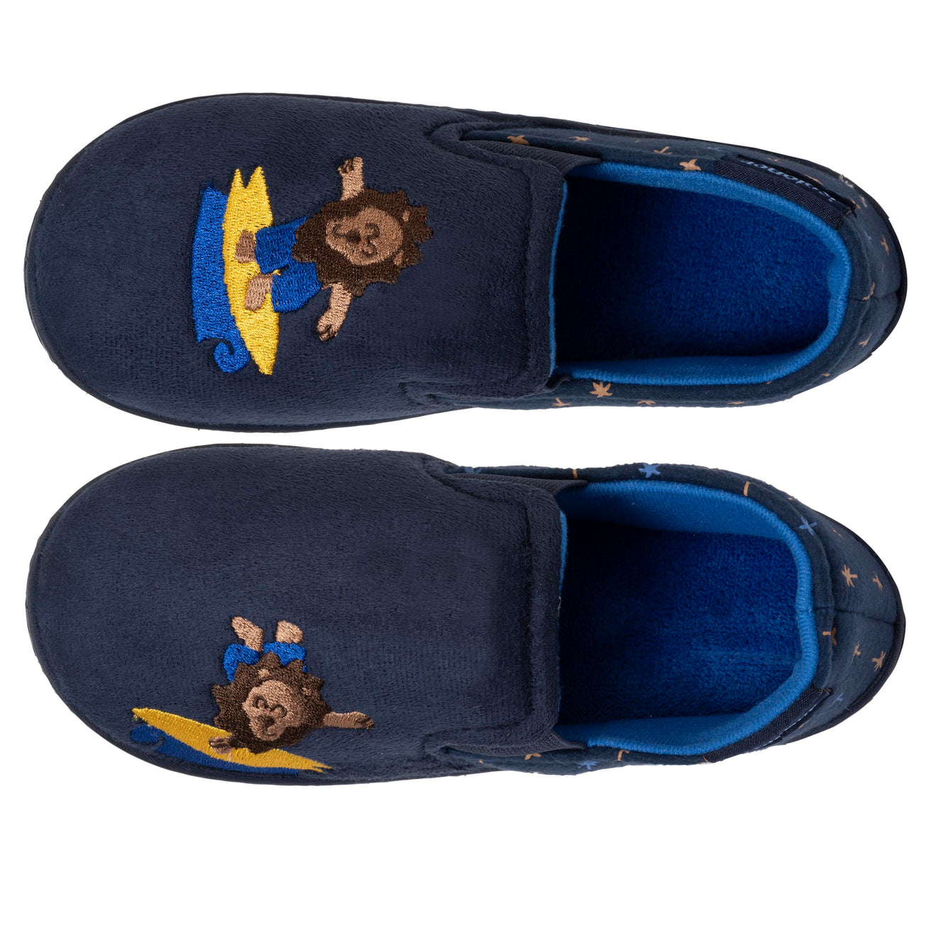 Chaussons mocassins Enfant Marine Lion