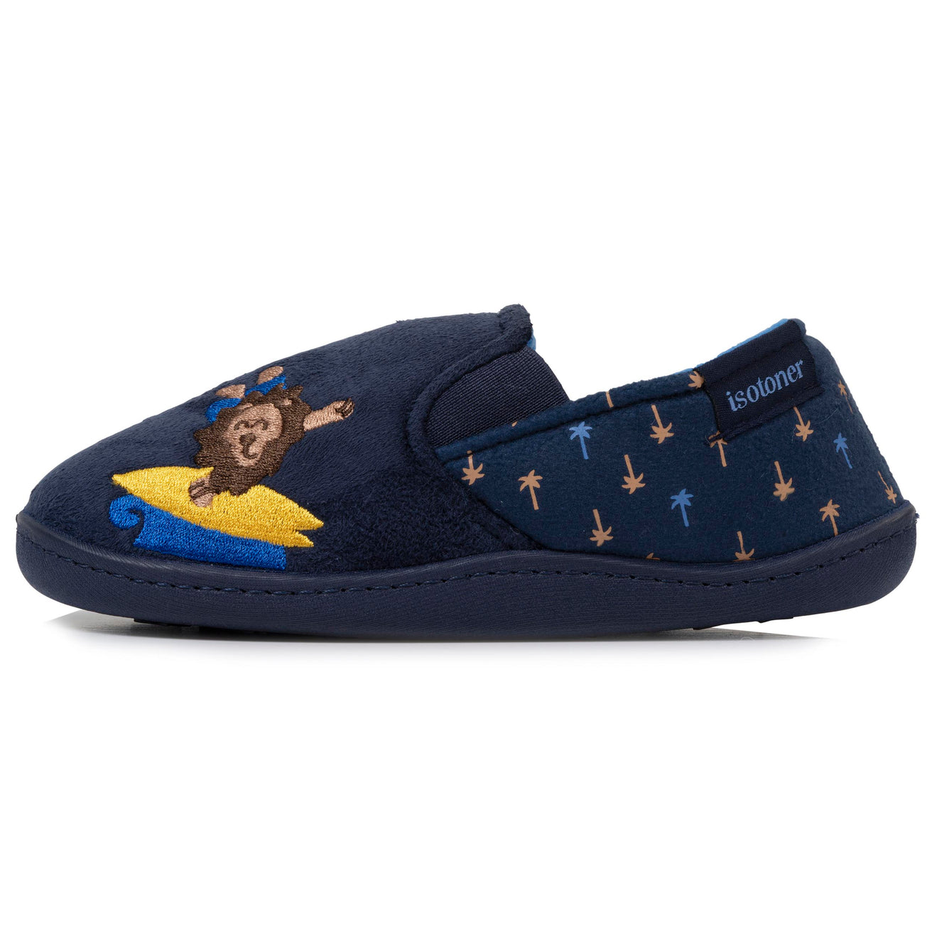 Chaussons mocassins Enfant Marine Lion