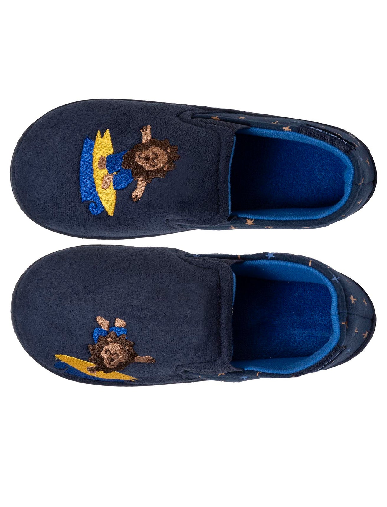 Chaussons mocassins Enfant Marine Lion