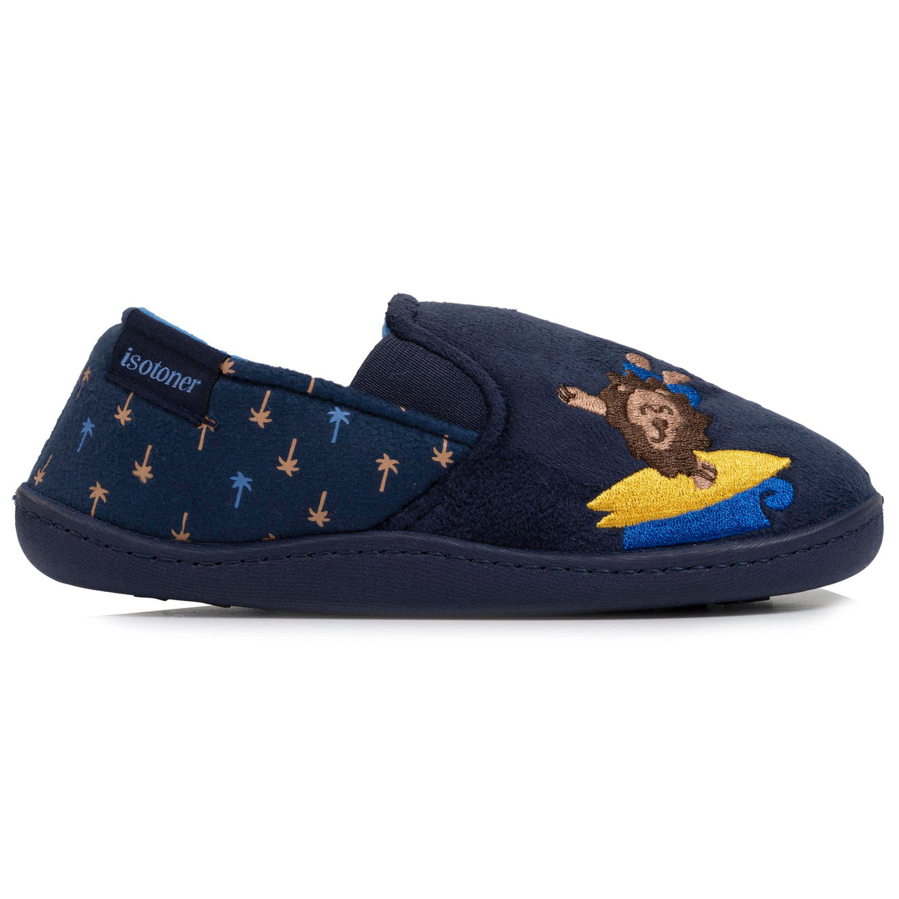 Chaussons mocassins Enfant Marine Lion