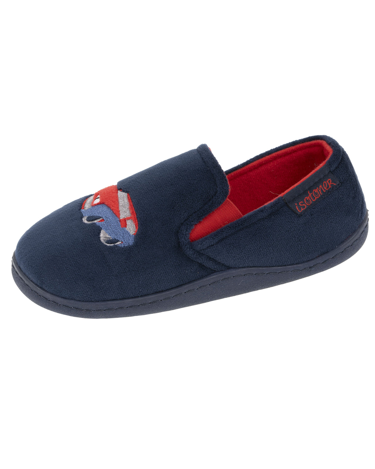 Zapatillas de casa Mocasines Niños Marino Rojo