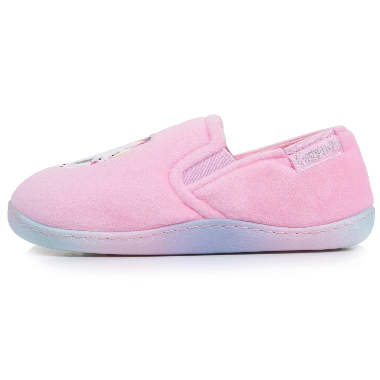 Chaussons mocassins Enfant Rose licorne