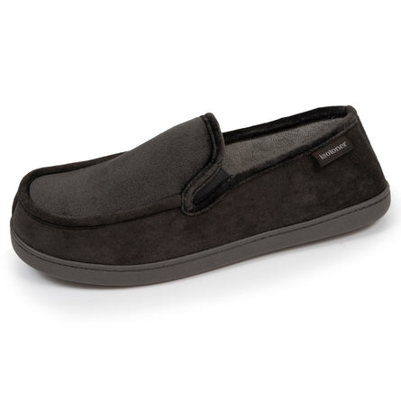 Chaussons mocassins Homme Gris/Beige - Isotoner