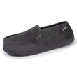 Zapatillas de casa mocasines Hombre terciopelo Gris