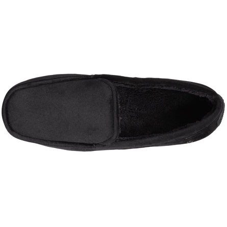 Chaussons mocassins Homme Velours Noir - Isotoner