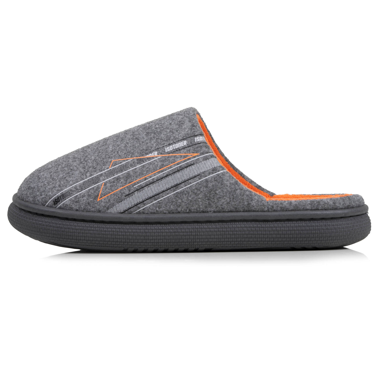 Hombre BLOUP Chinelas Zapatillas de casa Gris jaspeado