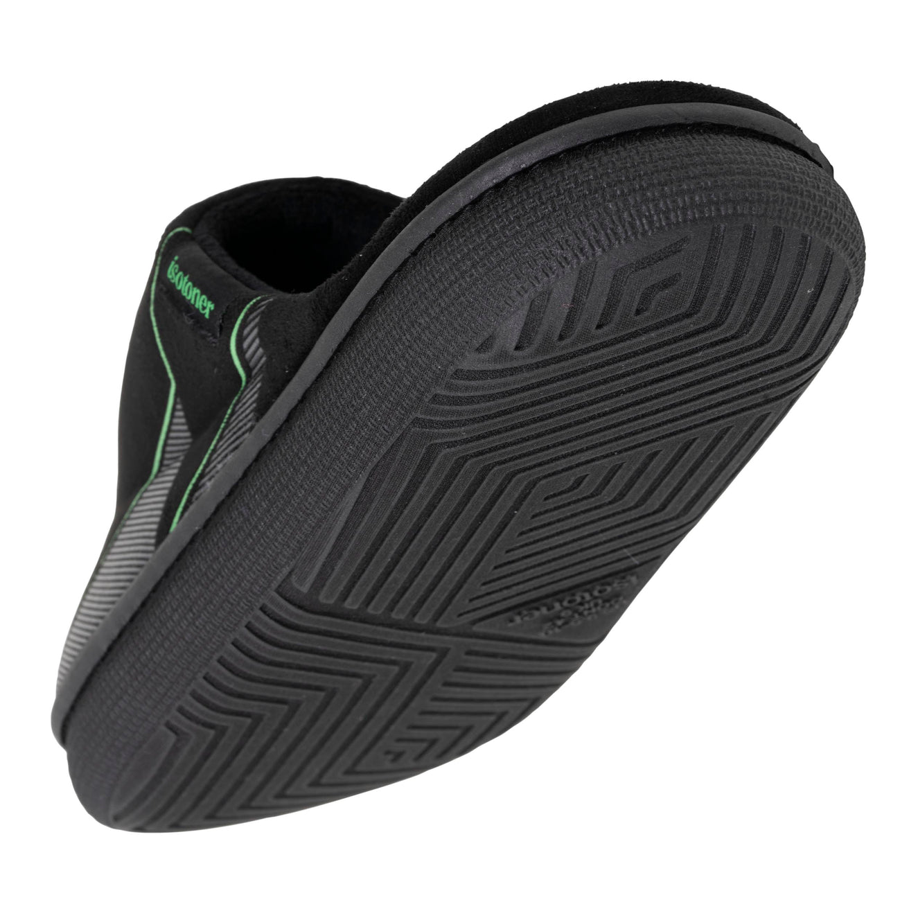 Chaussons mules Homme BLOUP Noir imprimé vert