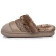 Chaussons mules Femme BLOUP Léopard Beige