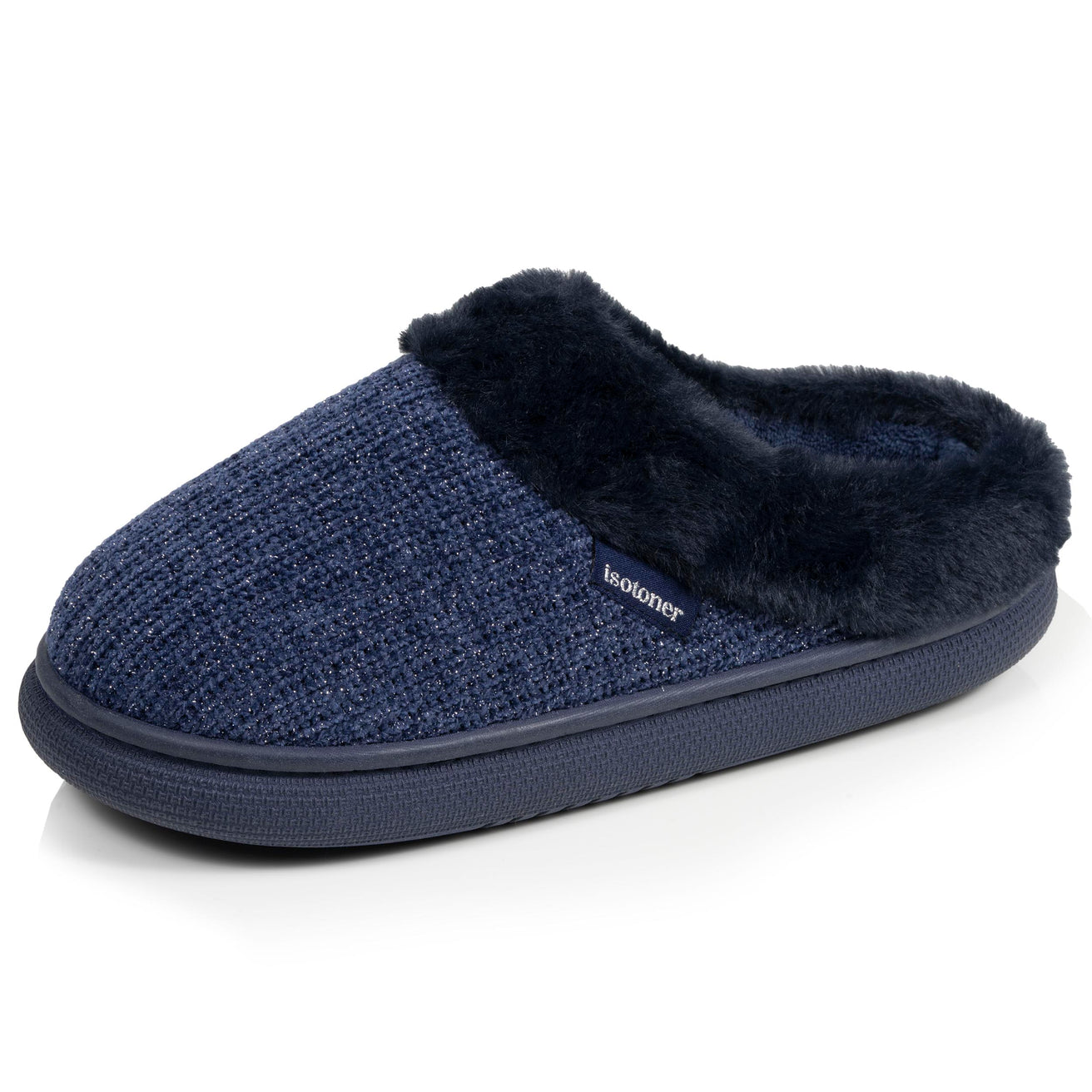 Chaussons mules Femme BLOUP Marine Lurex