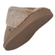 Chaussons mules fourrées Femme Beige