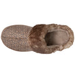 Chaussons mules Femme Léopard Beige