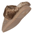 Chaussons mules Femme Léopard Beige