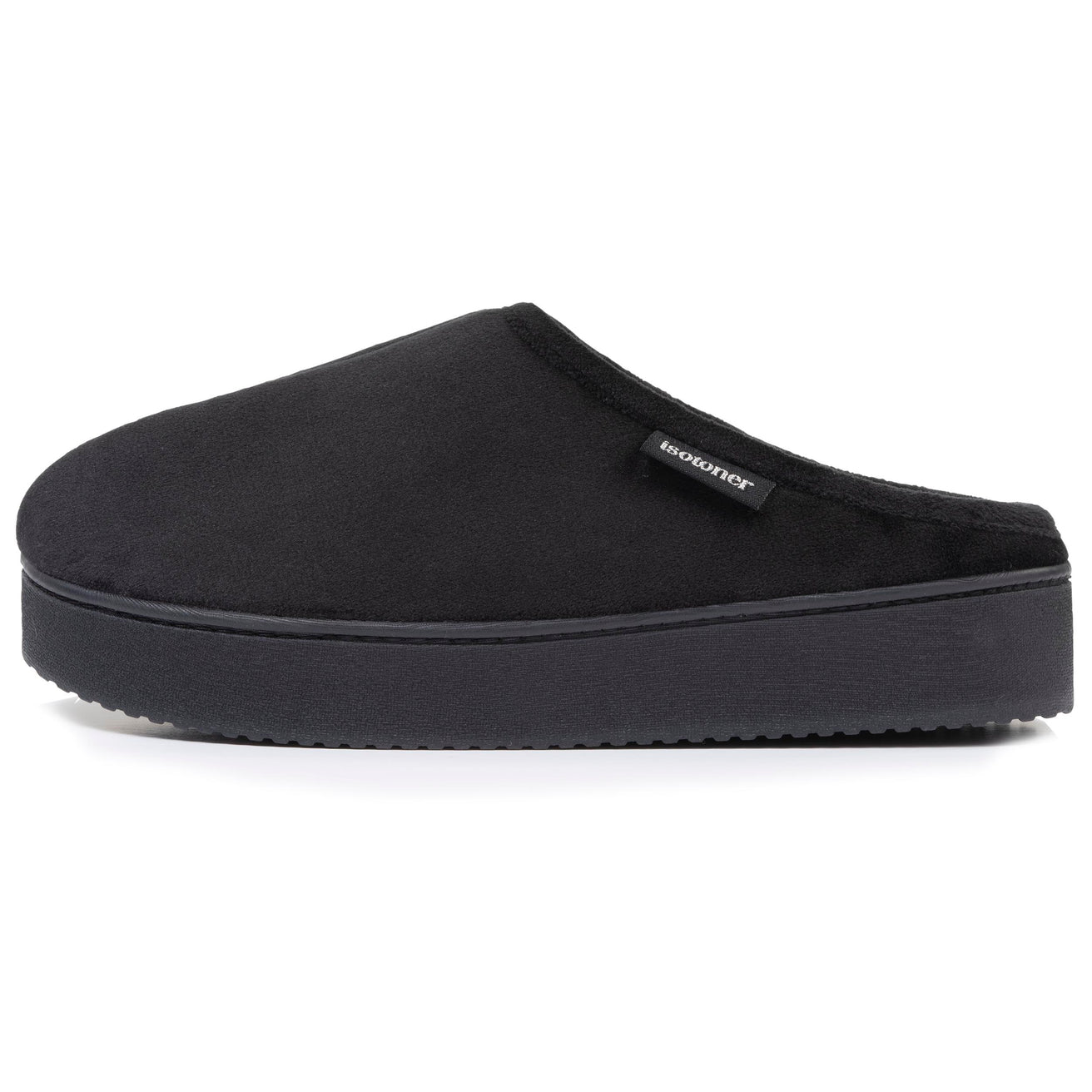 Chaussons mules Femme Noir plateforme