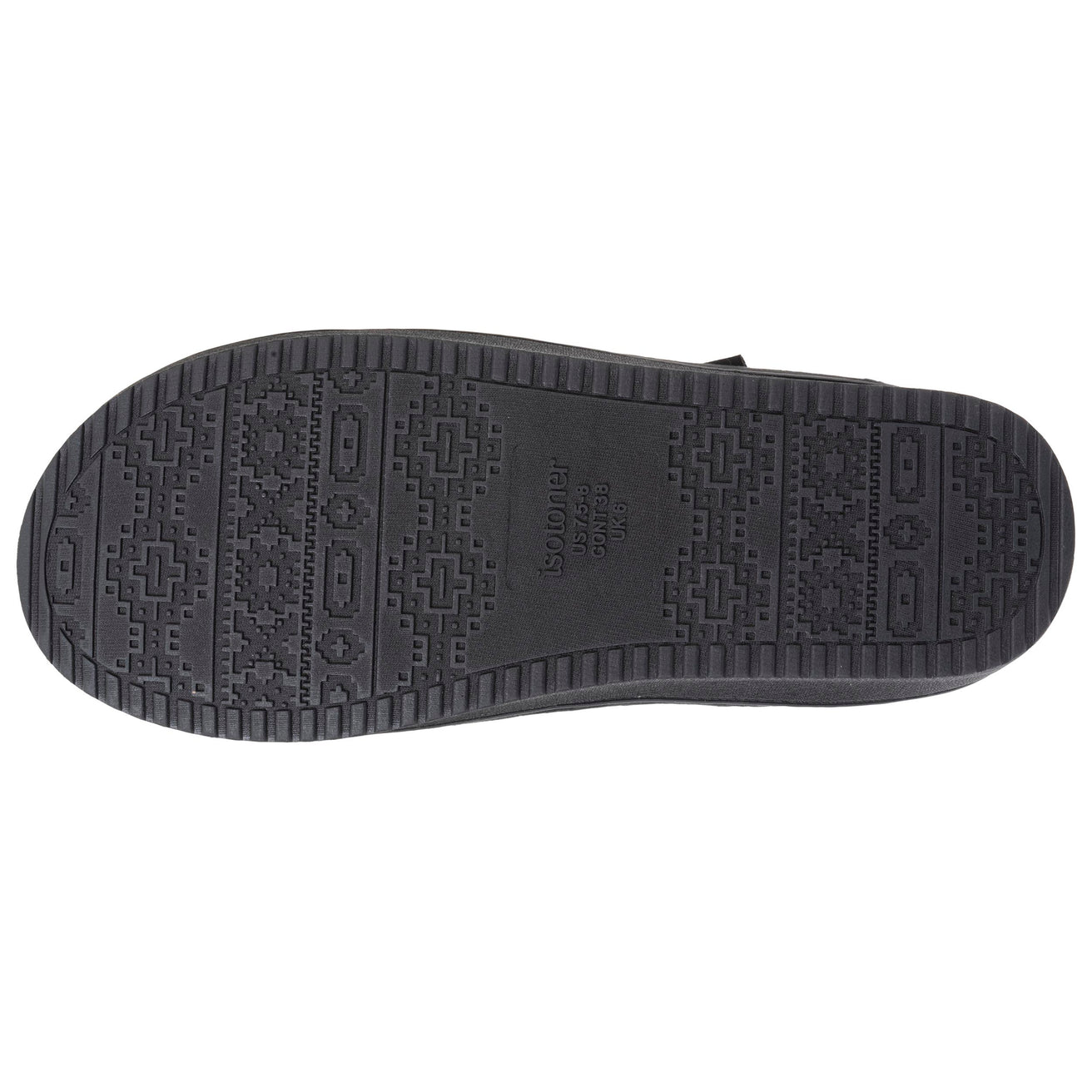 Chaussons mules Femme Noir plateforme