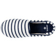 Mujer Chinelas Zapatillas de casa Azul rayas
