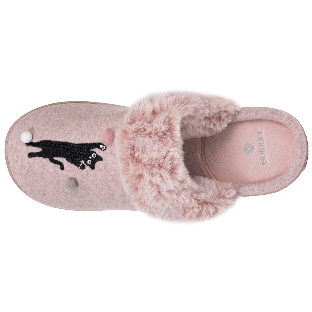 Chaussons mules Femme Rose chiné