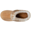 Chaussons mules Femme talon plateforme Camel