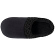 Chaussons mules Femme talon plateforme Léopard Noir