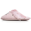 Chaussons mules Femme plates Rose chiné