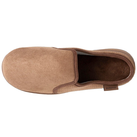 Chaussons mules Homme Camel perforées - Isotoner