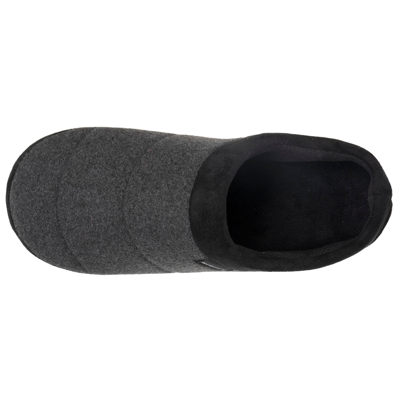 Chaussons mules Homme Gris chiné foncé