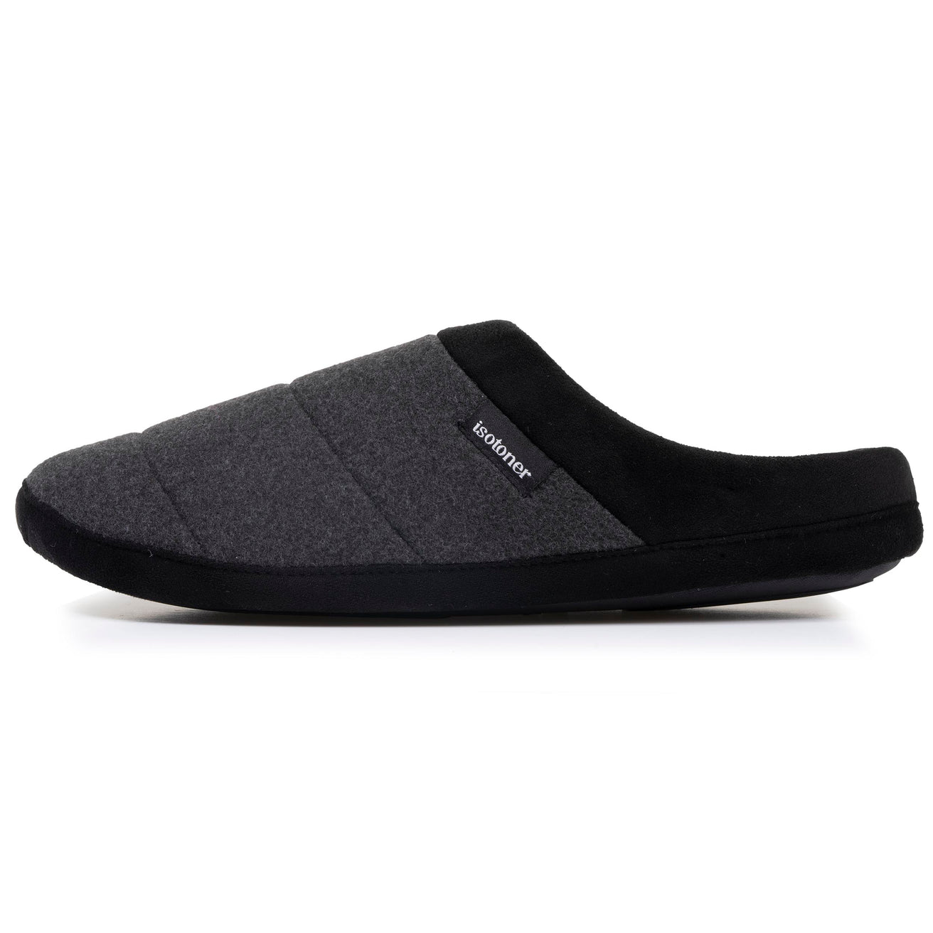 Chaussons mules Homme Gris chiné foncé